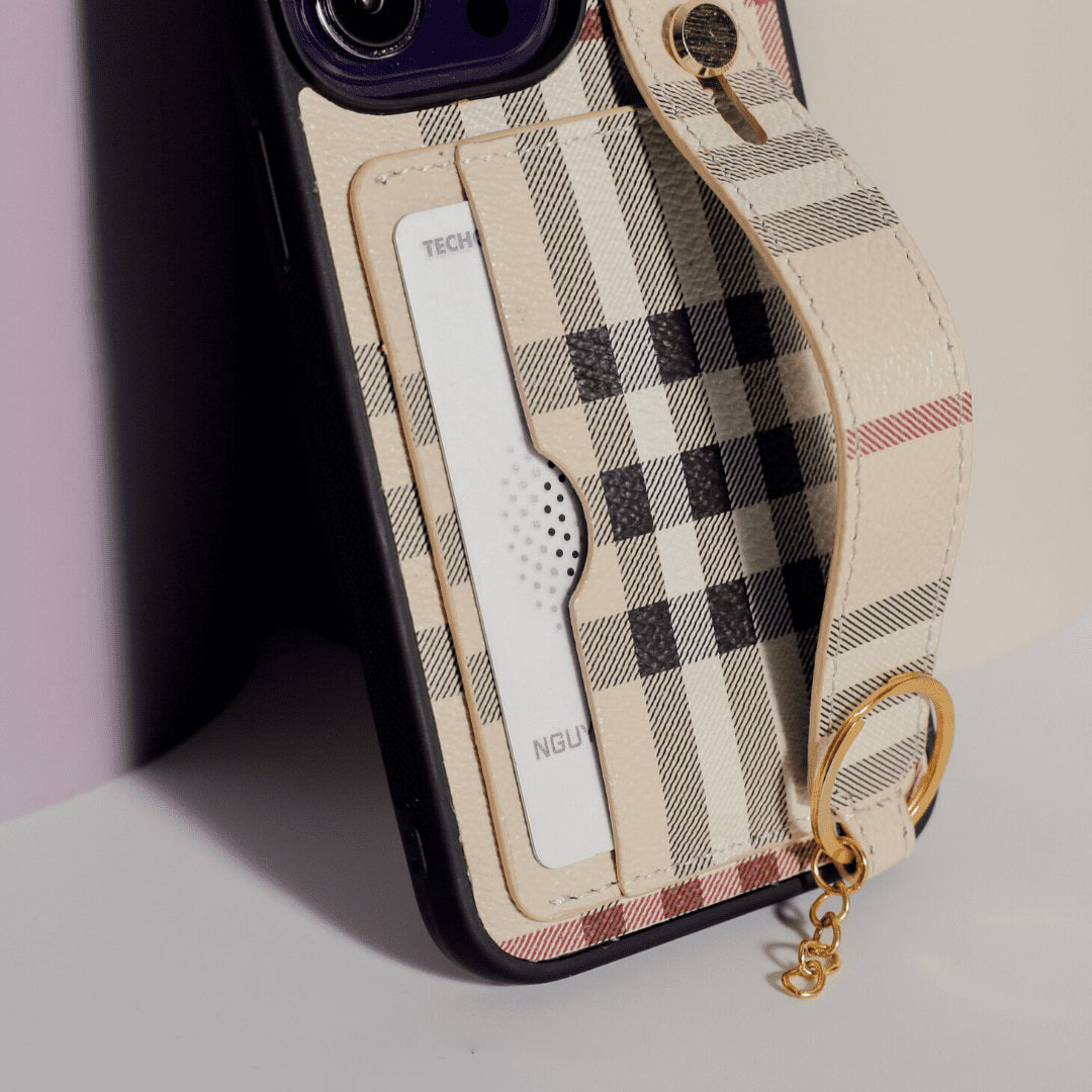 Authentic Burberry Canvas iPhone Case - Card Holder for iPhone 17-11