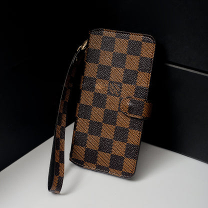 Handmade LV Canvas iPhone Wallet Case – Upcycled Luxury | Strapcrafted