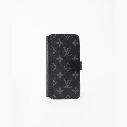 Authentic LV Brown Monogram Canvas iPhone Crossbody - Genuine Leather Wallet