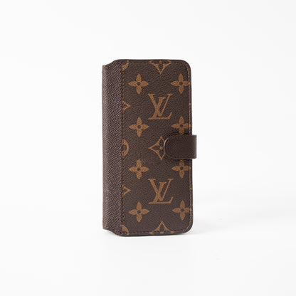 Authentic LV Brown Monogram Canvas iPhone Crossbody - Genuine Leather Wallet