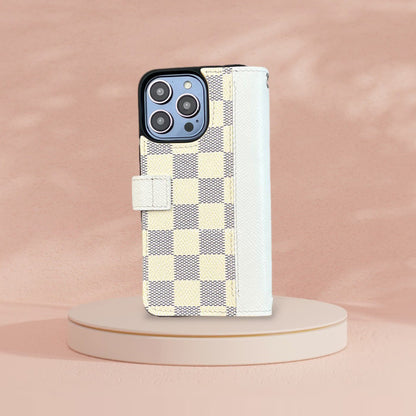 Authentic LV Brown Monogram Canvas iPhone Crossbody - Genuine Leather Wallet