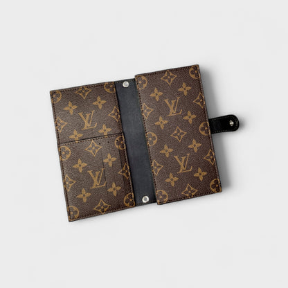 Handmade LV Leather Passport Holder – All-in-One Travel Wallet | Strapcrafted