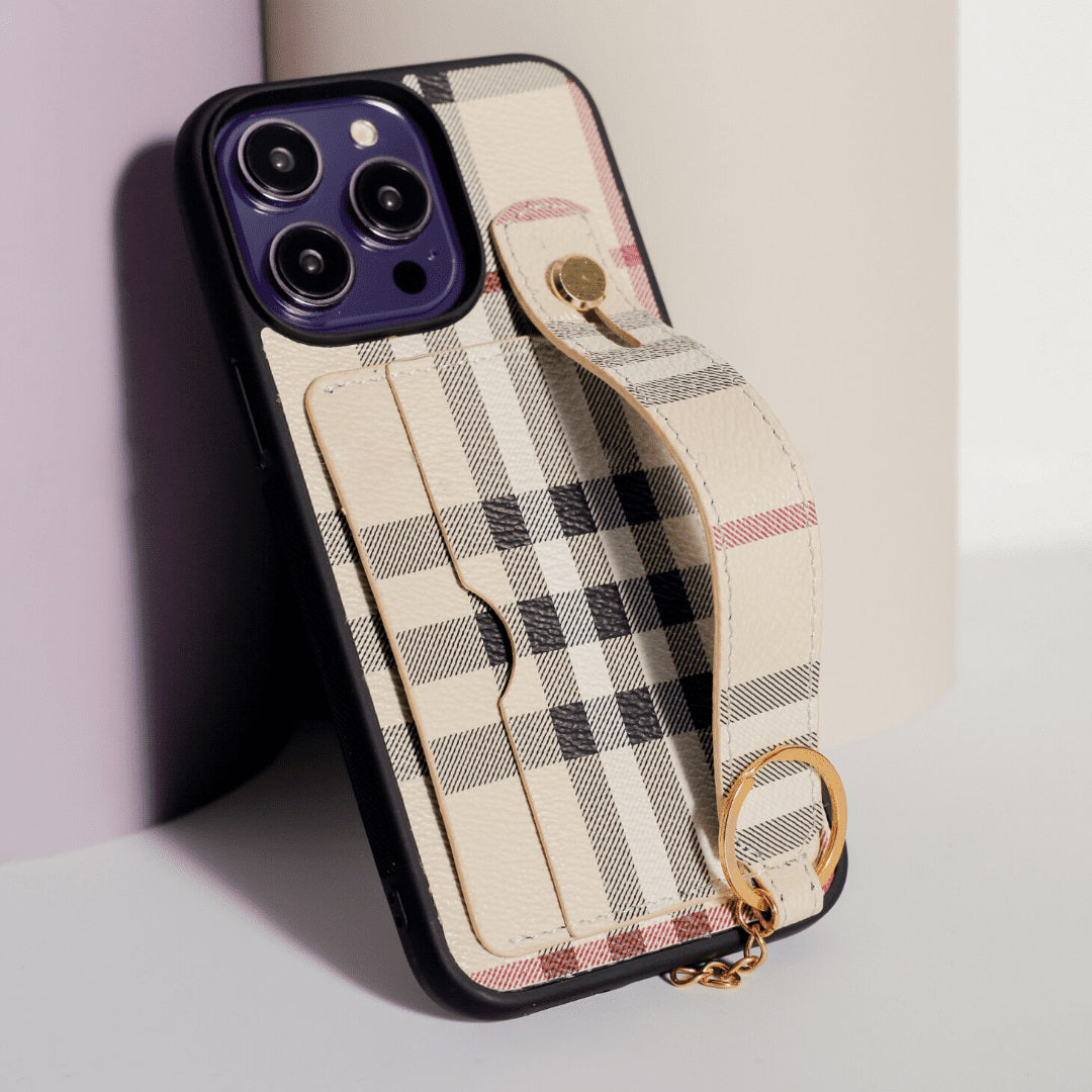 Authentic Burberry Canvas iPhone Case - Card Holder for iPhone 17-11