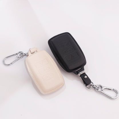 Handmade Epsom Leather Key Fob Case for Land Rover – Scratch Resistant & Luxury
