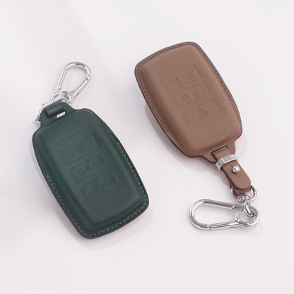 Handmade Epsom Leather Key Fob Case for Land Rover – Scratch Resistant & Luxury