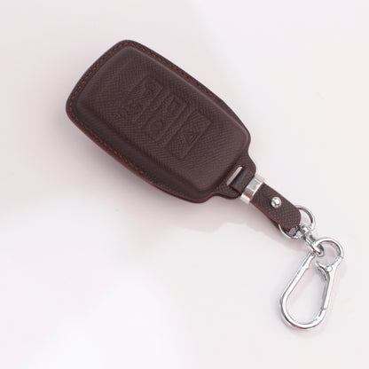 Handmade Epsom Leather Key Fob Case for Land Rover – Scratch Resistant & Luxury