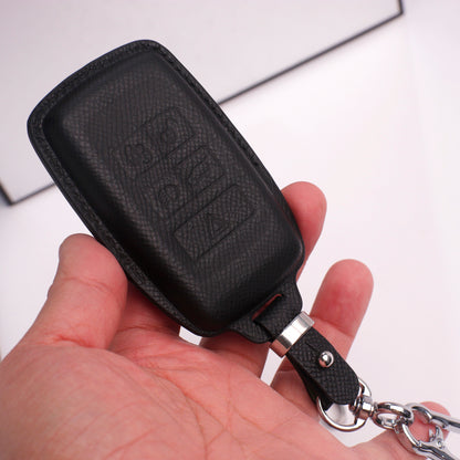 Handmade Epsom Leather Key Fob Case for Land Rover – Scratch Resistant & Luxury