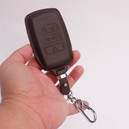 Handmade Epsom Leather Key Fob Case for Land Rover – Scratch Resistant & Luxury