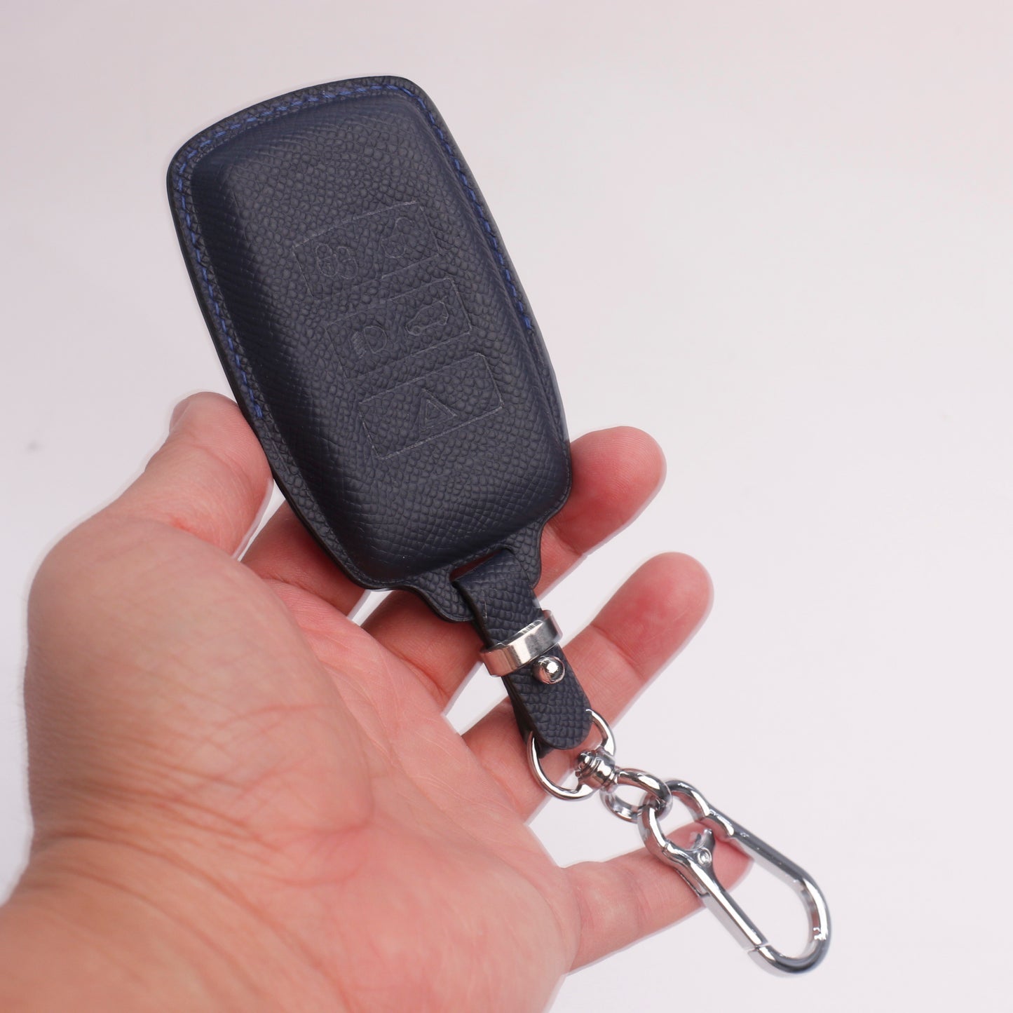 Handmade Epsom Leather Key Fob Case for Land Rover – Scratch Resistant & Luxury
