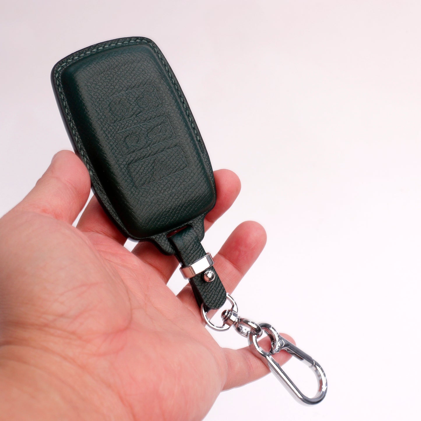 Handmade Epsom Leather Key Fob Case for Land Rover – Scratch Resistant & Luxury