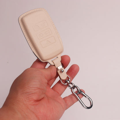 Handmade Epsom Leather Key Fob Case for Land Rover – Scratch Resistant & Luxury