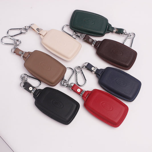 Handmade Epsom Leather Key Fob Case for Land Rover – Scratch Resistant & Luxury