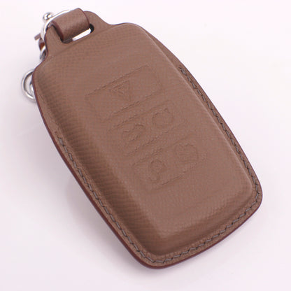 Handmade Epsom Leather Key Fob Case for Land Rover – Scratch Resistant & Luxury