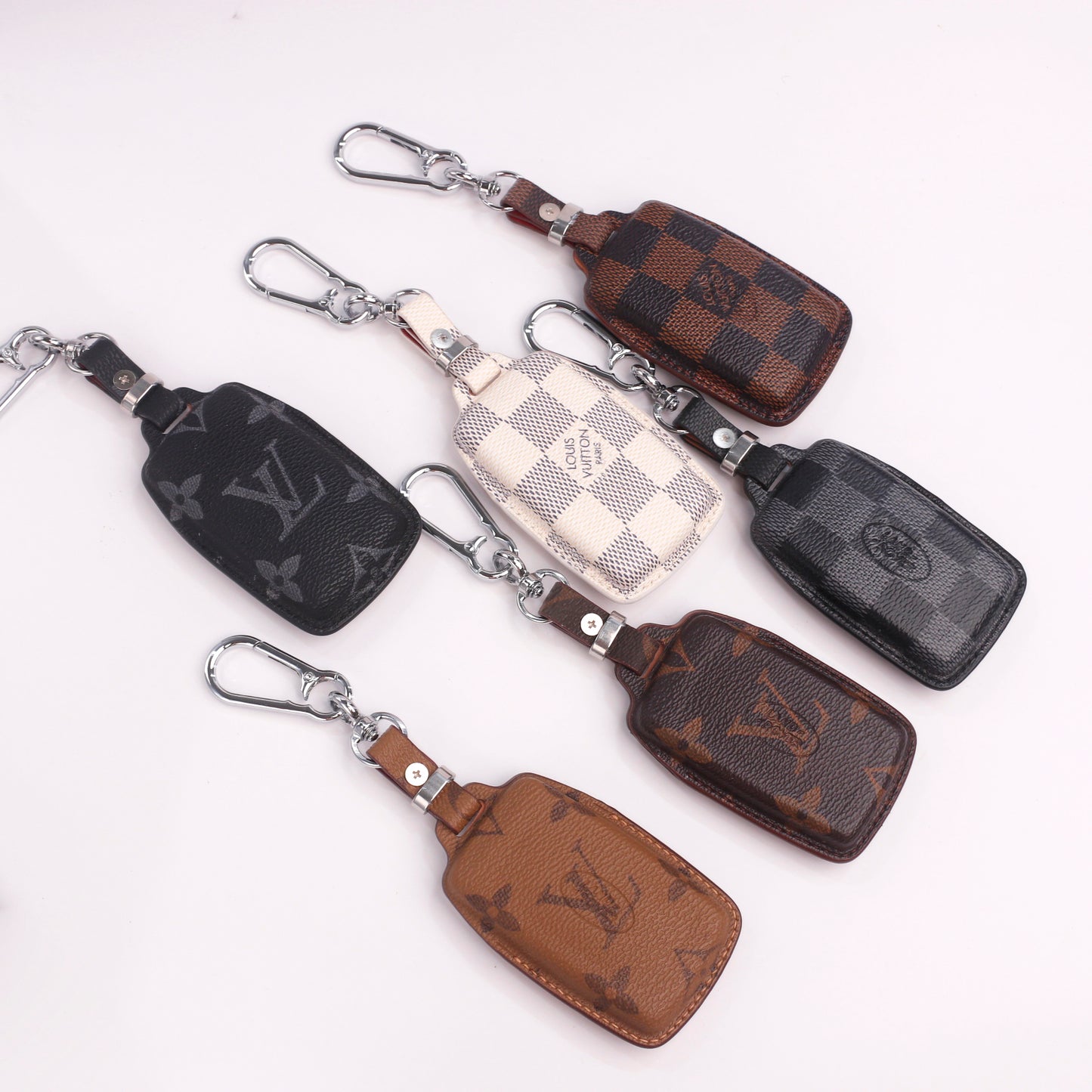 Handmade Upcycled Louis Vuitton Key Fob Case for Land Rover – Unique & Eco-Luxury