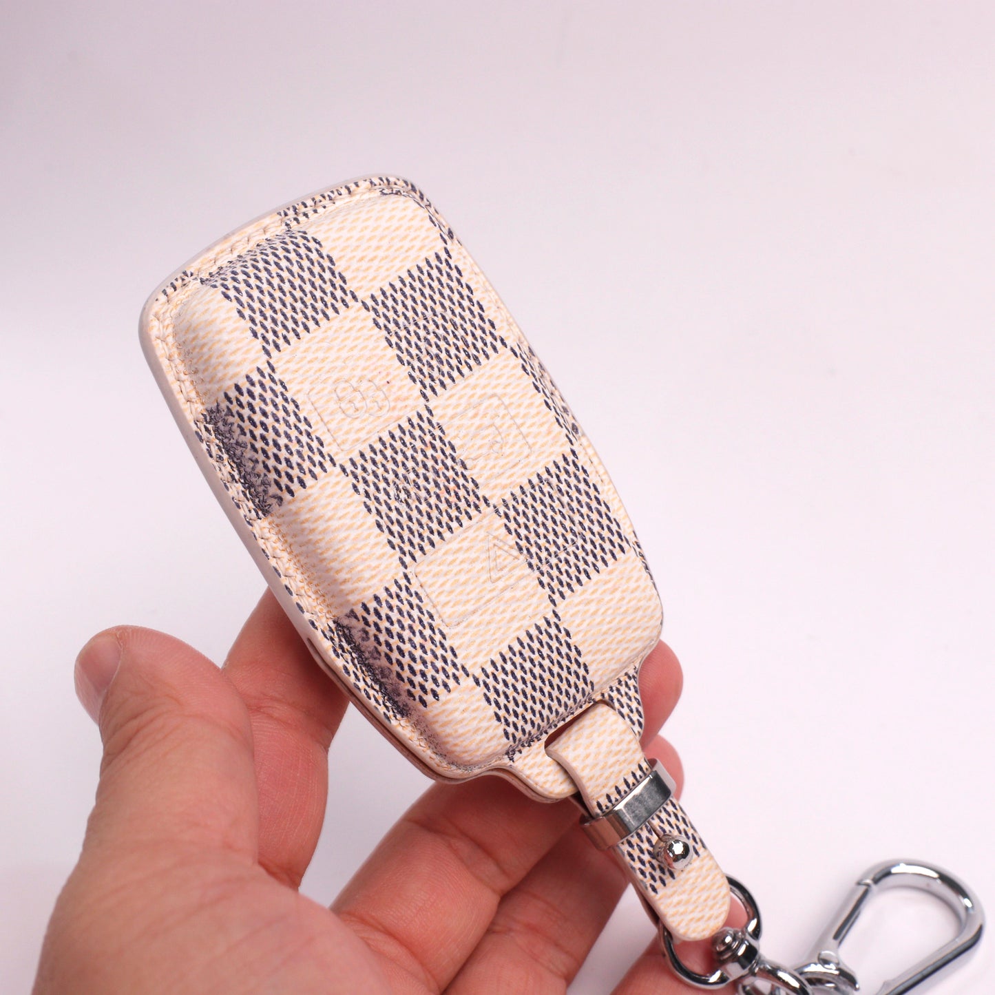 Handmade Upcycled Louis Vuitton Key Fob Case for Land Rover – Unique & Eco-Luxury
