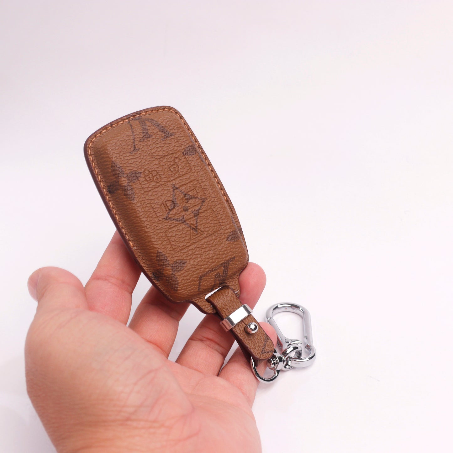 Handmade Upcycled Louis Vuitton Key Fob Case for Land Rover – Unique & Eco-Luxury