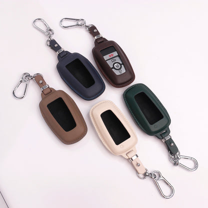 Handmade Epsom Leather Key Fob Case for Ford – Scratch Resistant & Luxury