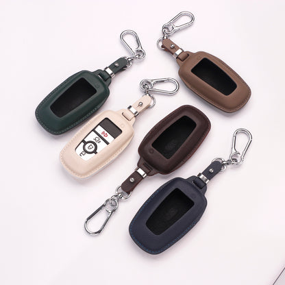 Handmade Epsom Leather Key Fob Case for Ford – Scratch Resistant & Luxury