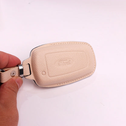 Handmade Epsom Leather Key Fob Case for Ford – Scratch Resistant & Luxury