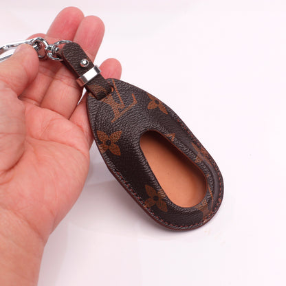 Handmade Upcycled Louis Vuitton Key Fob Case for Mercedes-Benz – Unique & Eco-Luxury