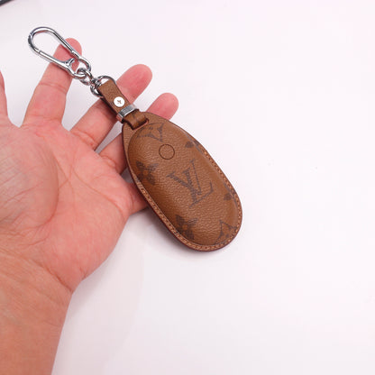 Handmade Upcycled Louis Vuitton Key Fob Case for Mercedes-Benz – Unique & Eco-Luxury