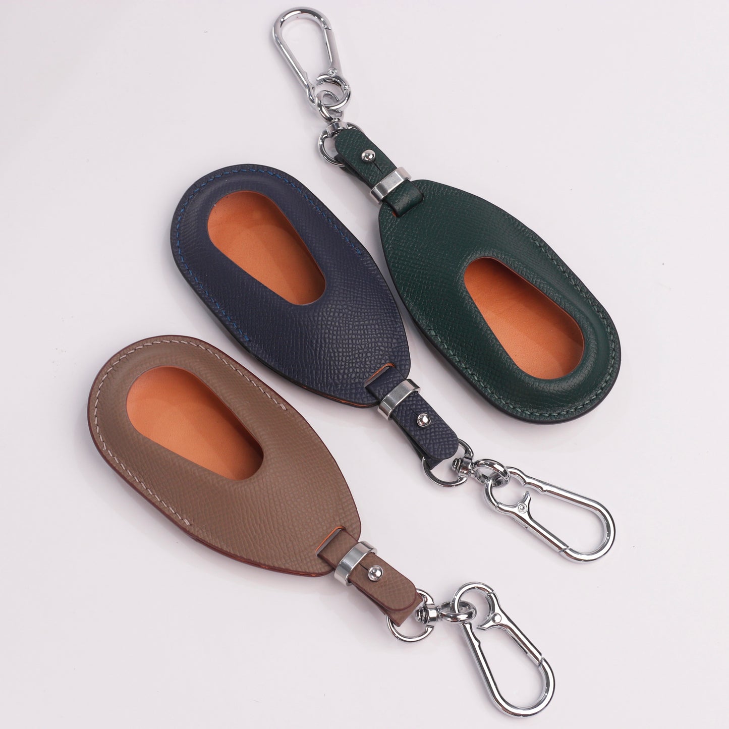 Handmade Epsom Leather Key Fob Case for Mercedes-Benz – Scratch Resistant & Luxury