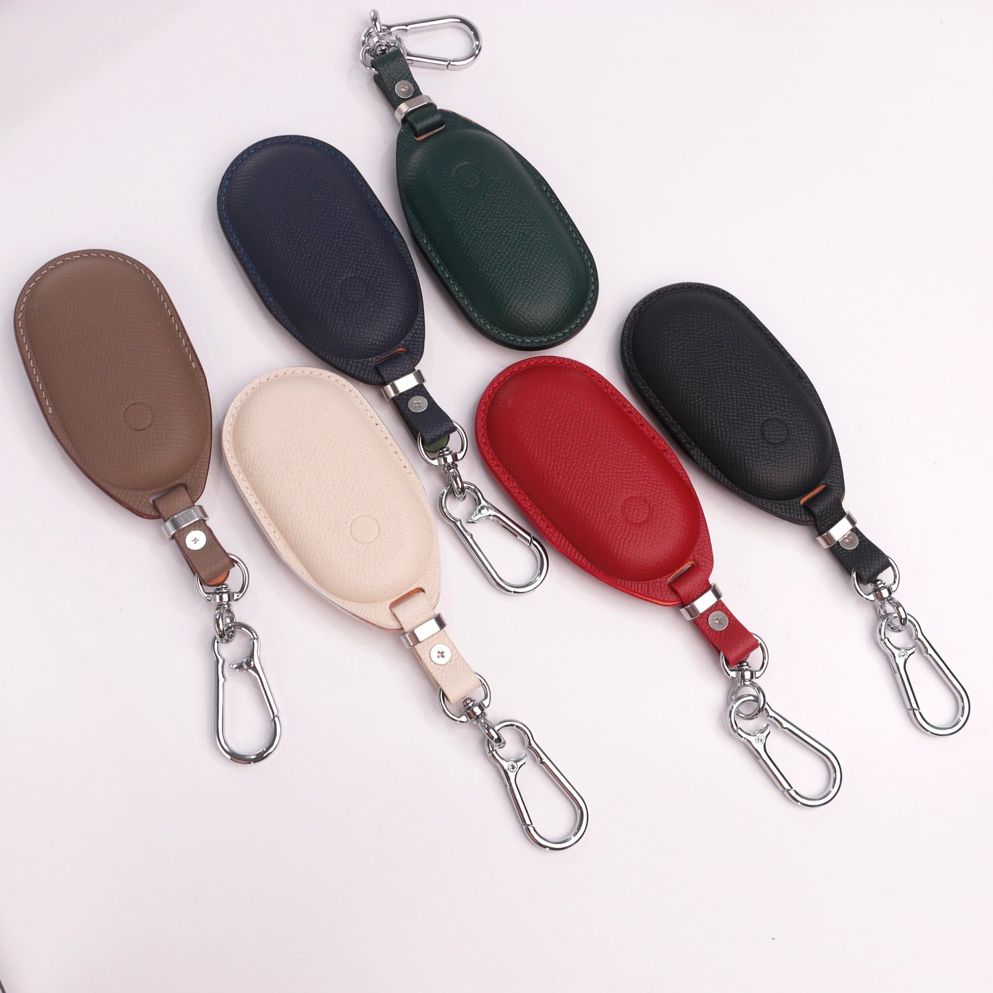 Handmade Epsom Leather Key Fob Case for Mercedes-Benz – Scratch Resistant & Luxury