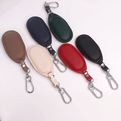 Handmade Epsom Leather Key Fob Case for Mercedes-Benz – Scratch Resistant & Luxury