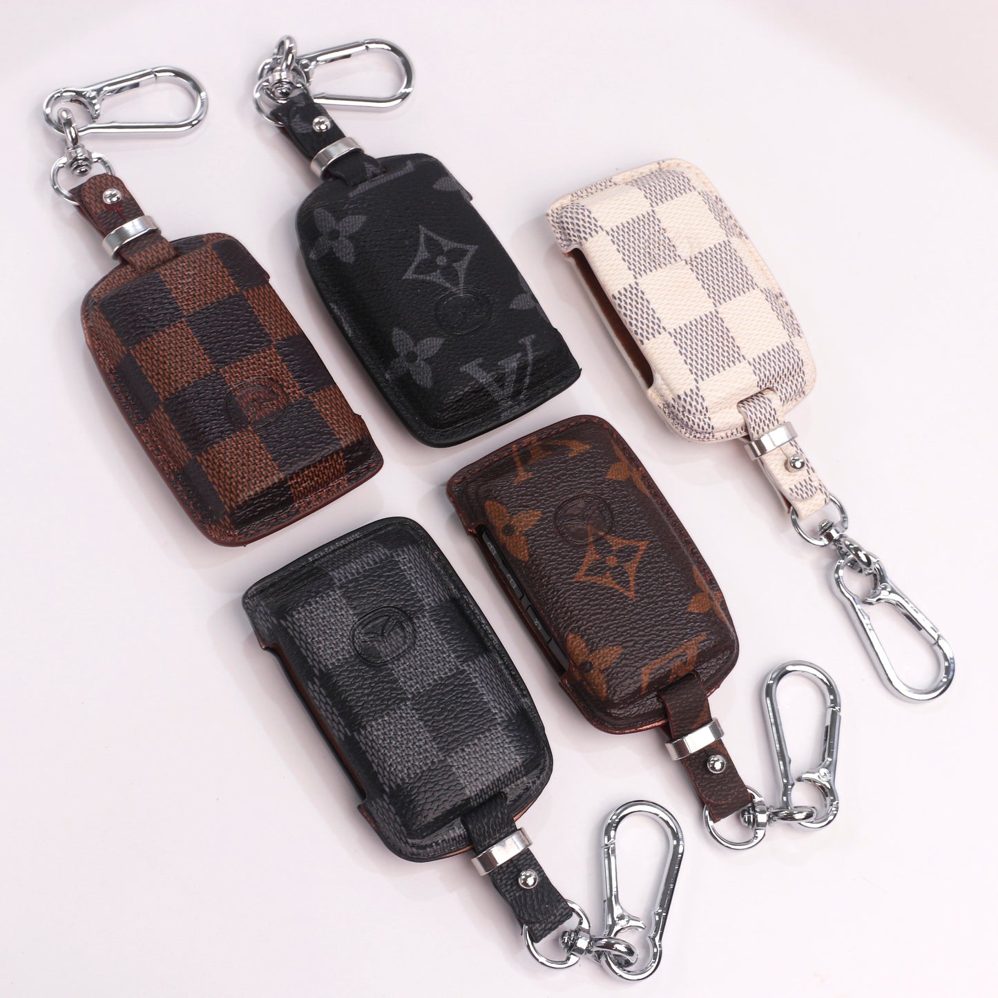 Handmade Upcycled Louis Vuitton Key Fob Case for Mazda – Unique & Eco-Luxury