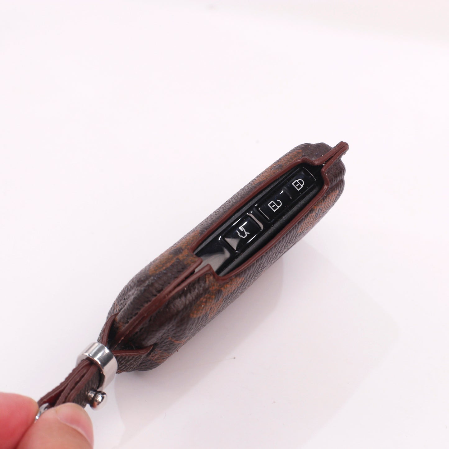 Handmade Upcycled Louis Vuitton Key Fob Case for Mazda – Unique & Eco-Luxury