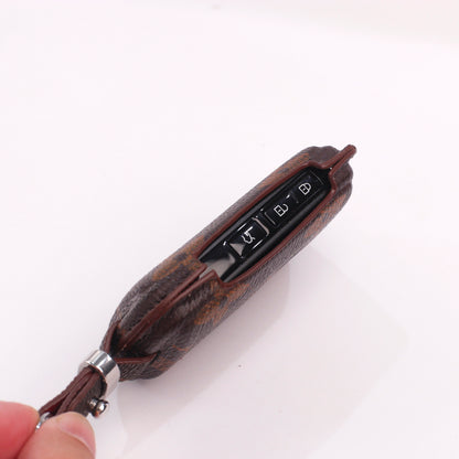 Handmade Upcycled Louis Vuitton Key Fob Case for Mazda – Unique & Eco-Luxury