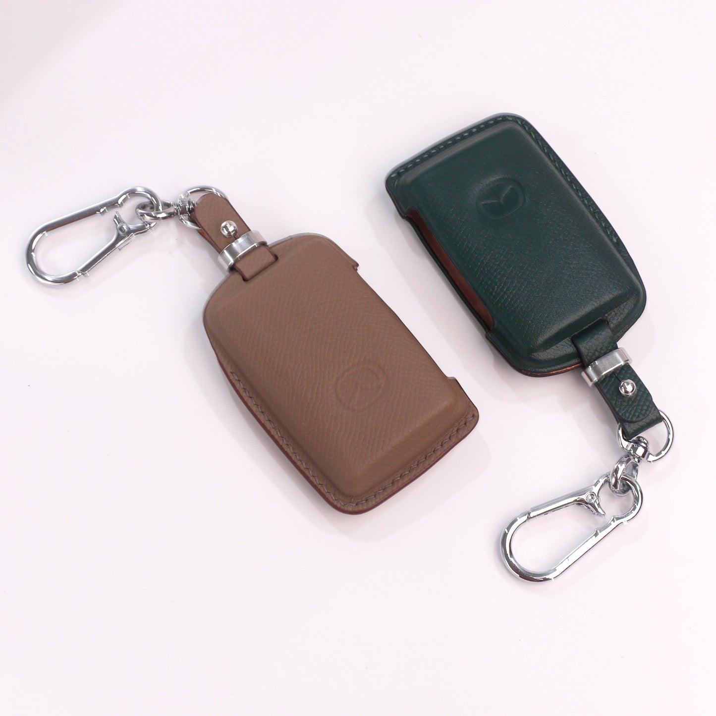 Handmade Epsom Leather Key Fob Case for Mazda – Scratch Resistant & Luxury