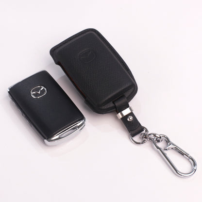 Handmade Epsom Leather Key Fob Case for Mazda – Scratch Resistant & Luxury