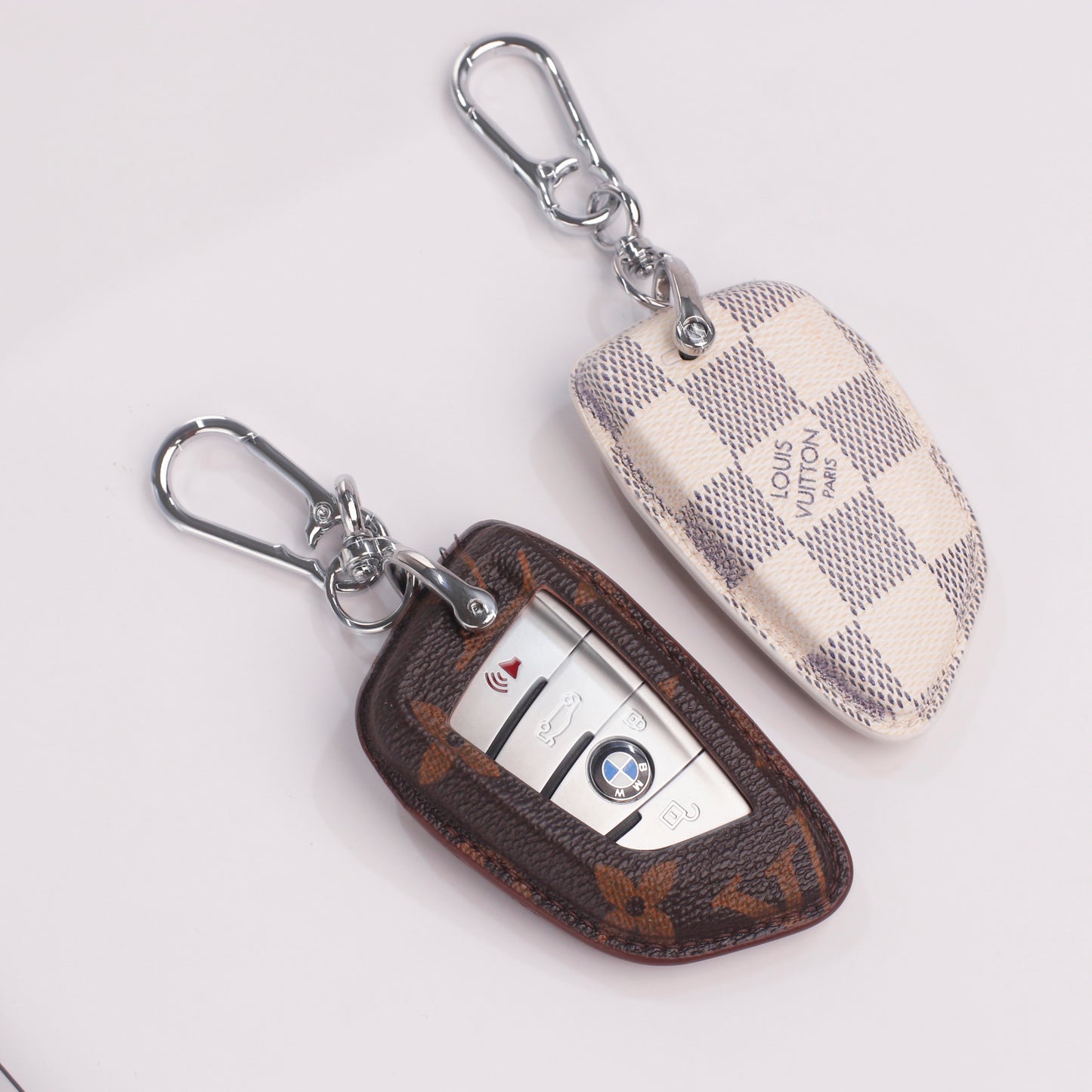 Handmade Upcycled Louis Vuitton Key Fob Case for BMW – One of a Kind Luxury