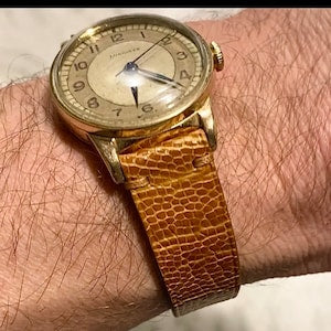 Handmade Ostrich Golden Yellow Slim Leather Watch Strap - Premium Exotic