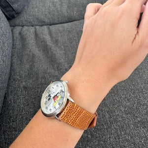 Handmade Ostrich Golden Yellow Slim Leather Watch Strap - Premium Exotic