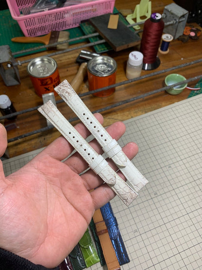 Handmade Alligator Himalaya Watch Band Strap - Personalized Custom Leather