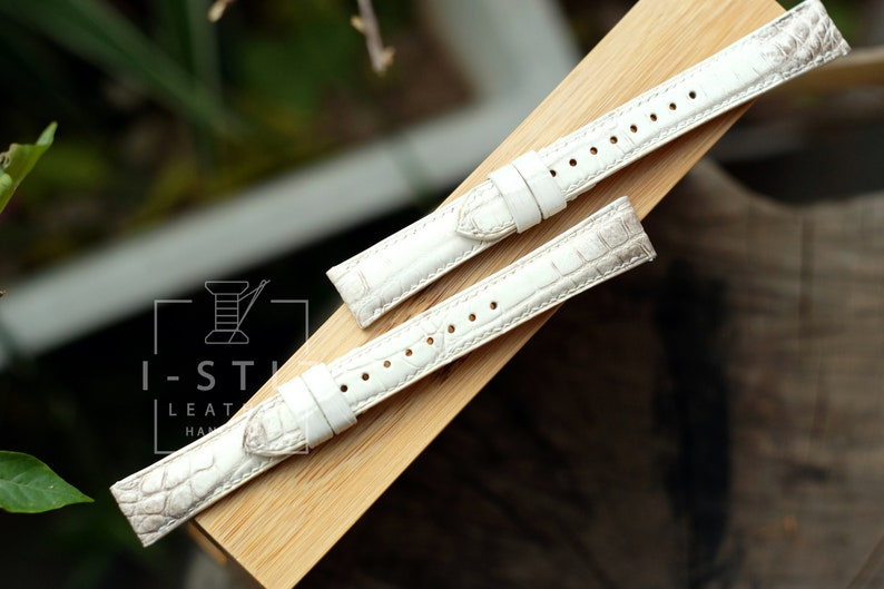 Handmade Alligator Himalaya Watch Band Strap - Personalized Custom Leather