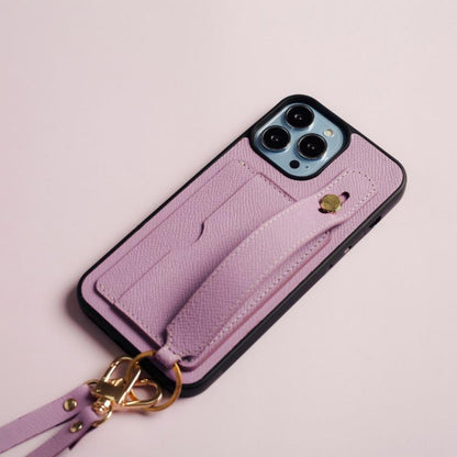 Handcrafted Leather Wallet Case for iPhone 11–17 Pro Max – Custom Initials | Strapcrafted