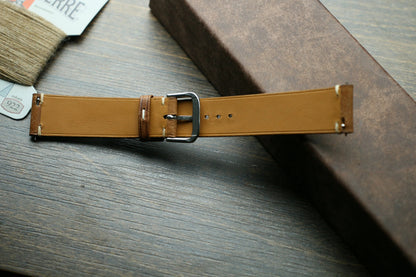 Handmade Maya Green Slim Leather Watch Strap - Premium Quality