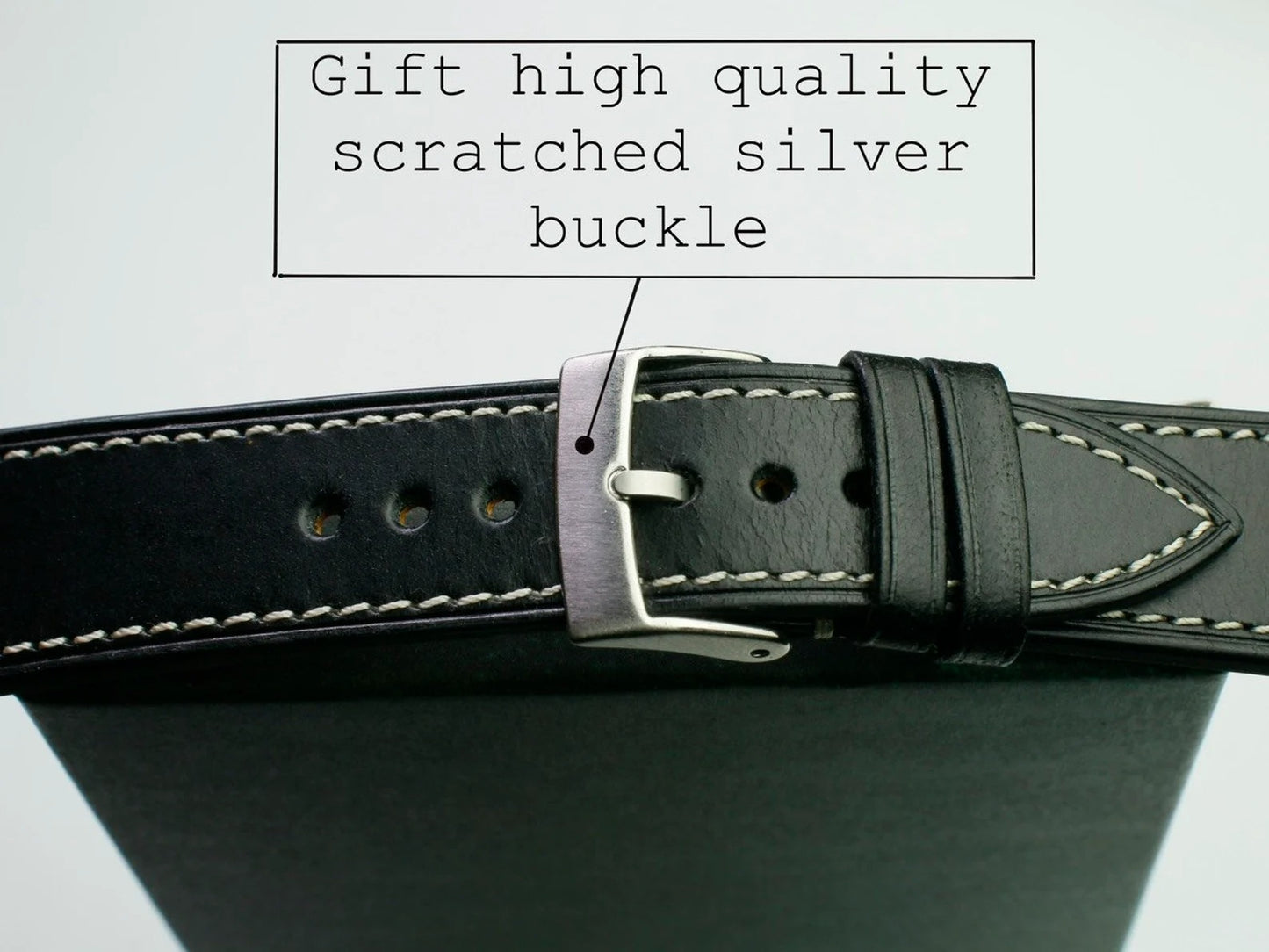 Handmade Maya Green Slim Leather Watch Strap - Premium Quality