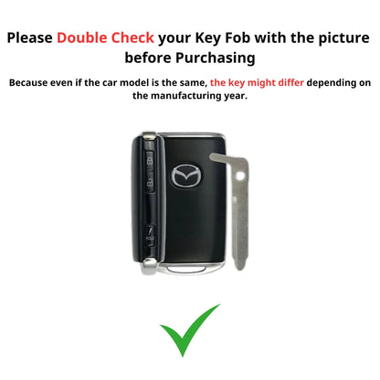 Handmade Epsom Leather Key Fob Case for Mazda – Scratch Resistant & Luxury