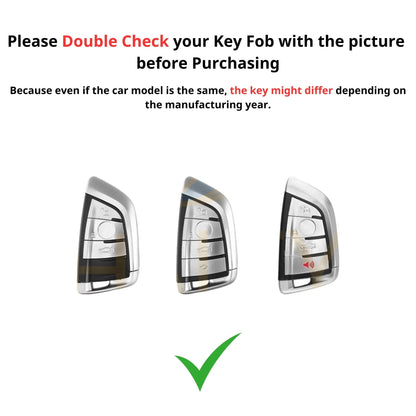 Handmade Epsom Leather Key Fob Case for BMW – Scratch Resistant & Luxury