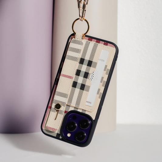 Authentic Burberry Canvas iPhone Case - Card Holder for iPhone 17-11